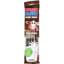 Quick Milk Pipet İçinde Çikolata Aromalı Şekerleme 5 x 6 G