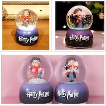 Harry Potter İçi Dönmeli Üflemeli Işıklı Müzikli Kar Küresi Büyük Boy Alk3115