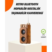 Ahşap - 733 - Tarzı Kablosuz Hoparlör 5w Güçlü Bass Tf - Shopılke - Usb Aux