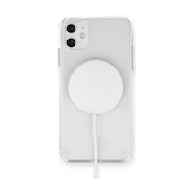 Apple Uyumlu iPhone 12 Kılıf Magsafe Şeffaf Silikon