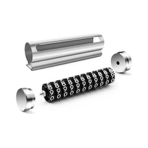 River World Gri Renkte Araba Park Numaratörü Alüminyum Kasalı