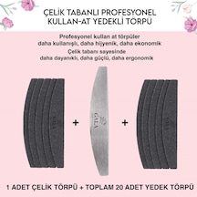 Gala Kıvrımlı Çelik Taban + Yedek 20'li 240 Sertlik
