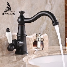 Wanfan Banyo Lavabo Bataryası Antik Siyah