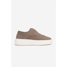 Valmenti Erkek Hakiki Deri Vizon Nubuk Sneakers & Spor Ayakkabı 871 1207 Erk Erk Y25 Vızon Nbk Vizon