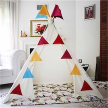 Kiddy's Teepee Süs Bayrakları - Renkli