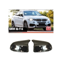Bmw X6 F16 Batman Yarasa Ayna Kapağı Piano Black / 2014 - 2019