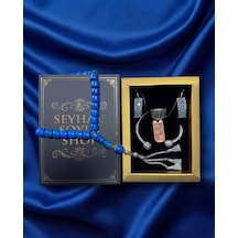 Special Seri Lüks Kitap Kutulu Bakır Takı Seti Ve Tesbih Kombini - Kolye Küpe Özel Tasarım Bileklik Yüzük 5 Parça Gösterişli Otantik Hediyelik - Doğum Günü Yıl Dönümü Sevgililer Günü Şık Hediye - S-00112