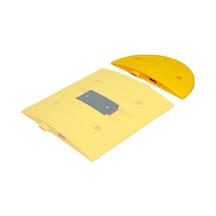İleri Trafik Kedi Gözlü Hız Kesici Kapağı Yol Kasisi 50 x 25 x 4.5 CM Sarı - 12113 YK K SR