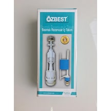 Özbest Basmalı Klozet Rezervuar İç Takım 2 Yıl Garanti Beyaz