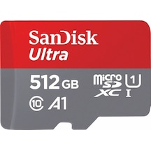 Sandisk SDSQUA4-512G-GN6MN 512 GB microSDXC Ultra A1 120MB/S UHS-I C10 U1 Hafıza Kartı