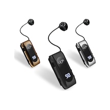 LinkTech V80 Pro Bluetooth Kulaklık Ekranlı Makaralı Titreşimli