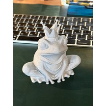 Kurbağa Sehpa Ve Raf Üstü İçin Hediyelik Dekoratif Obje Figür 15 Cm