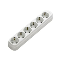 6 Lı Klemensli Topraklı Priz