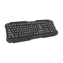 Kablolu Oyuncu Klavyesi Usb Bağlantılı Gaming Klavye Siyah