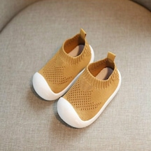 Bebek Yürümeye Başlayan Ayakkabılar Örgü Ayakkabılar Yumuşak Alt Kaymaz 001