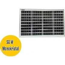 50 Watt Monokristal Güneş Paneli 1. Sınıf A Class