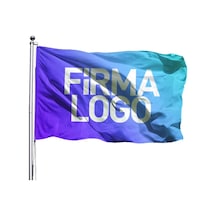 Özel Logolu Gönder Flama 150X225 - Çift Kat Saten