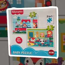 Fisher Price Bebek Puzzle Baby Puzzle 2 İn 1 24 Ve 12 Parça 2+