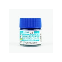 Mr.hobby Hug-02, 10 Ml. Rx78-2 Gundam Blue Aqueous Gundam Maket Boyası Standart