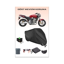 Siyah Honda Cb 900 Hornet Için Kilit Uyumlu Motosiklet Branda, Güvenli, Su Geçirmez