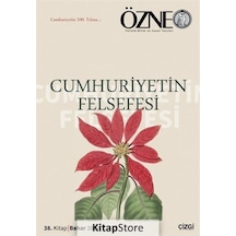 Özne 38. Kitap Cumhuriyetin Felsefesi / Kolektif