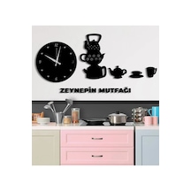 Kişiye Özel Mutfak Dekoratif Duvar Saat+isim Bildirin