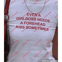 Slogan Unisex Yazılı Oversize Tshirt Twgwbr3 Beyaz