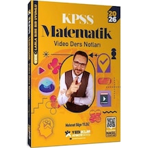 Yediiklim Yayınları 2026 Kpss Matematik Atölye Video Ders Notları