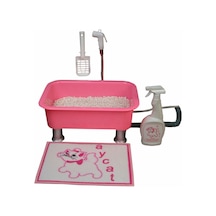 Aycat Yıkanabilir Tuvaletli Mini Kedi Seti