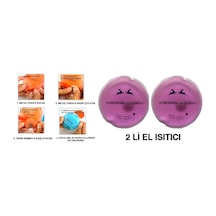 Pembe Ceylan Cep Sobası,el Isıtıcı,2 Adet Sıcak Su Torbası Pvc 9