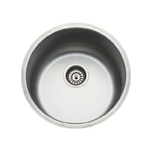 Donau De-901 Tezgahaltı Düz Yuvarlak C-40 CM Paslanmaz Çelik Eviye