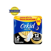 Orkid Ultra Gece Extra Plus Hijyenk Ped 20'li