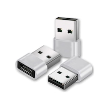 Usb C Adaptörü 3'lü Paket, İphone İle Uyumlu Usb A - Usb C Şarj Cihazı Jsr