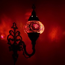 Dekoratif MOZAİK LAMBA APLİK EL YAPIMI DUVAR LAMBASI