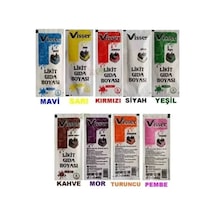 Visser Likit Gıda Boyası 4 x 12 ML
