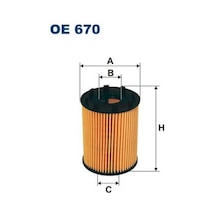Yağ Filtresi - Fiat Doblo, 500, Panda, Grande Punto, Punto, Tipo, Bravo, Croma, Fiorino, Qubo, Idea, 124, Strada, Linea, Siena, Egea, 159, Giulietta, 88973676
