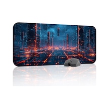 Fütüristik Gaming Mouse Pad Kauçuk Kaymaz Taban Mousepad V3, 70x30 Xl