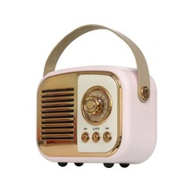 Mikado Md-24bt Echoes 3w 800mah Pembe Usb+tf Kart+bluetooth Destekli Klasik Retro Müzik Kutusu Kdo