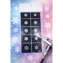 Pro Art Airbrush Nail Stencil Series No:01