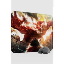 Attack On Titan Anime V5 - 48x40 Xl Gaming Kauçuk Kaymaz Taban Mouse Pad Fare Altlığı