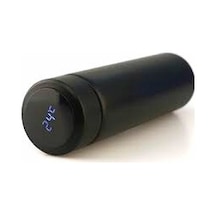 Smart Cup Hs-257 Siyah Led Derece Göstergeli 304 Çelik Termos 500ml Filtreli