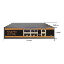 8 Port 10/100Mbps8 2Port 250 M Poe Switch