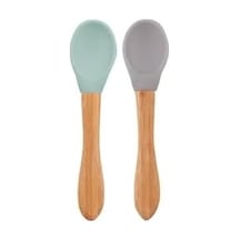 Mama Kaşığı River Green/powder Grey Açık Ahşap
