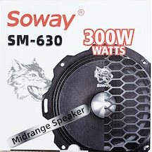 Soway Sm630 16cm Midrange Kurşun Göbek 300w 150rms Hoparlör 2adet