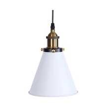 Retro Beyaz Tekli Sarkıt Avize Rustik Avize 18 Cm