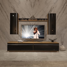 Decoraktiv Eko 7 Mdf Std Tv Ünitesi Tv Sehpası Pera - Siyah