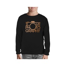 Lovephoto Siyah Çocuk Sweatshirt