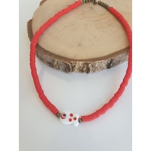 Pinkimaj Fimo Kolye Murano El Yapımı Cam Balık Figürlü