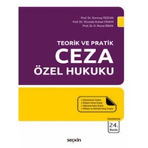 Ceza Özel Hukuku Prof. Dr. Durmuş Tezcan,prof. Dr. Mustafa Ruhan Erdem