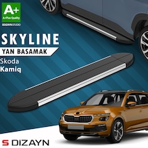 S-dizayn Skoda Kamiq Skyline Krom Yan Basamak 183 Cm 2019 Üzeri A+ Kalite